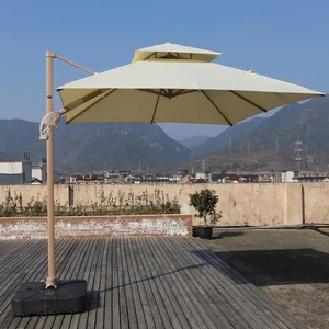 Sombrilla Cantilever <span class=keywords><strong>para</strong></span> Exteriores Prunia con Luz LED, Grande, 3x3m, Base <span class=keywords><strong>para</strong></span> <span class=keywords><strong>Jardín</strong></span>, Parasol <span class=keywords><strong>para</strong></span> Patio, Diseño Económico - Product Image 6