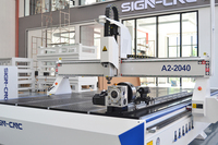 SIGN A2- 2040 haute vitesse Cnc Router Machine Prix Machine de sculpture sur bois 3 axes CNC Wood Router Operating Machine à vendre