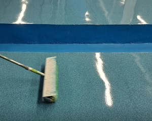 Pintura Epóxica Autonivelante para Pisos con Arena de Color y Absorción de Impactos, con Microgránulos Antideslizantes, Resina Epóxica Segura para Personas Mayores - Product Image 5