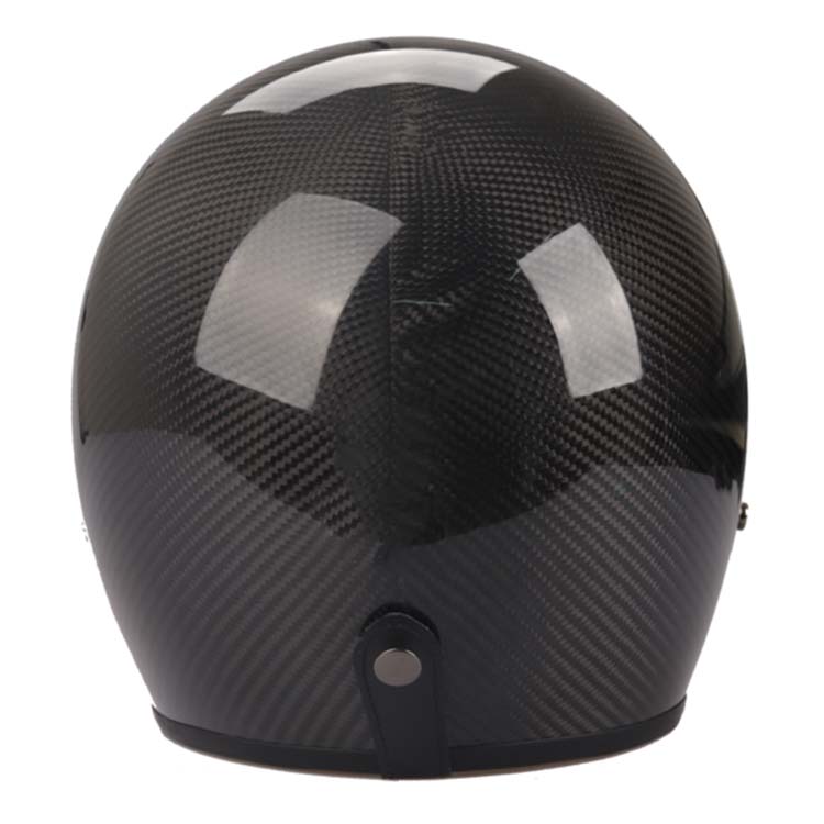 Custom ECE certification retro carbon fiber motorcycle helmet open face