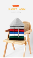 Hoodie Pria Sweatshirt 400GSM Katun Fleece Tebal Remaja Unisex Oversized Streetwear Polos Custom Logo Grosir