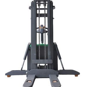 Stacker Listrik Lorong Sempit Baru Anti-Tip dengan Kaki Anti-Tip, Radius Putar Kecil, Kapasitas Muatan 2 Ton, Baterai Lithium-Ion, Efisien untuk Restoran - Product Image 1