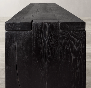 Banc antique français personnalisé Rhoohill avec design traditionnel en bois massif pour chambre à coucher, banc-tabouret de chambre - Product Image 6