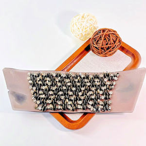 Прямые продажи фабричные акриловые заклепки со стразами модные аксессуары женские дышащие сандалии из искусственной кожи с ремешками для обуви - Product Image 2