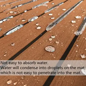 Ocean Oem/Odm Custom Marine Outdoor Faux Teak Mats Non Skid Waterproof Anti Uv Self Adhesive Sea Deck Sheet For Yacht Boat Floor