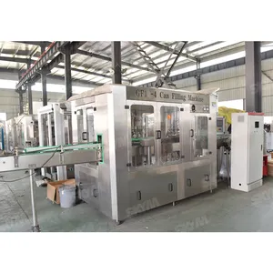 Small Factory Carbonated Beverage Can Filling Production Line / Energy Drink Canning/CAN Filling Seaming Machine/Production