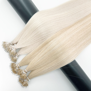Extensions de cheveux humains vierges Remy de qualité supérieure, pré-collées, avec mini anneaux nano micro, extensions de cheveux à anneaux nano, paquet de 50g - Product Image 1