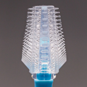 แปรงสีฟันรูปตัวยูพร้อมด้ามจับขนแปรงซิลิโคนสำหรับเด็กใช้ในบ้าน - Product Image 3