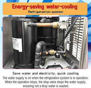 Nueva Máquina de Helados Comercial de Alta Resistencia con Certificación ETL, con Grifo Rociador y Fregadero, 1 Año de Garantía - Product Image 4