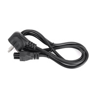 Câble d'alimentation européen pour ordinateur portable Standard Plum Blossom Tail Power Cord Conversion Head Communication Cables Manufacturer