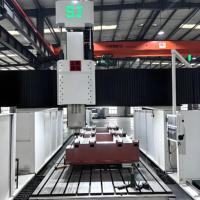 Fresadora CNC de pórtico automática de alta resistencia GMC5028, fresadora CNC de alta resistencia de 380V BT50 de gran tamaño