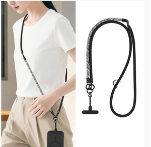 3-in-1 Adjustable Anti-Loss Long Strap Crossbody <b>Neck</b> and Wrist Strap with Detachable Feature for Mobile <b>Phones</b> - Product Image 1