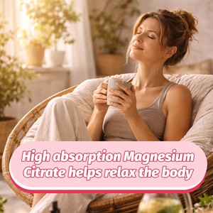 Gomitas de Citrato de Magnesio OEM ODM con Sodio que Favorecen la Relajación Muscular, la Salud del Corazón, los Nervios y los Huesos - Product Image 5