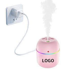 <b>Mini</b> Portable Usb Custom Colorful Small Plastic Led Light Home Air Humidifier for Room - Product Image 1