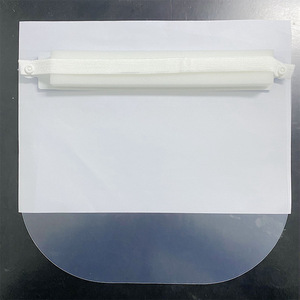 Protection faciale transparente de type bandeau en polymère de type I, anti-buée, pour usage médical - Product Image 5