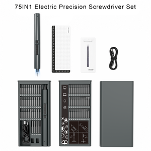 Promotion Mini-<span class=keywords><strong>Tournevis</strong></span> Électrique Multifonction 75 en 1, Magnétique, Électronique, Lithium-ion, Jeu de <span class=keywords><strong>Tournevis</strong></span> Puissants à Charger - Product Image 2