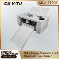 Machine de découpe et de pliage à double tête HY avec moteur pas à pas, caméra CCD H370D, chargeur automatique 150 feuilles, largeur de coupe 340 mm pour boîtes et étiquettes