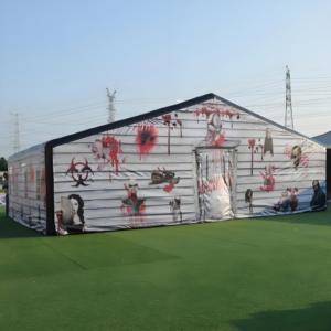 Intérieur/extérieur personnalisé <span class=keywords><strong>Halloween</strong></span> Festival <span class=keywords><strong>maison</strong></span> <span class=keywords><strong>hantée</strong></span> jeu pour enfants jouant fête commerciale nouveau Design labyrinthe gonflable - Product Image 4