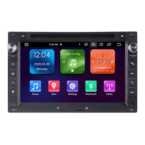 7インチカーラジオマルチメディアDVDプレーヤーAndroid10.04G 64G for VW PASSATB5 MK4 MK5 SHARAN Jetta Bora Polo TRANS Golf4