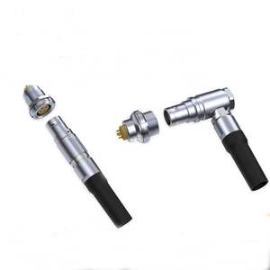 Connecteur électrique circulaire DIN Push-pull compatible avec boîtier en aluminium et composants en laiton pour usage automobile, indice de protection IP50 - Product Image 5