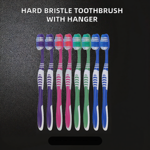 Brosse à dents Newday Classic Home, poils en nylon PBT rigides, manche en plastique, taille standard, emballage suspendu, rangement pratique - Product Image 2