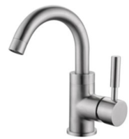 Robinetterie de douche monocommande européenne en acier inoxydable SUS304, finition huilée, avec valve en céramique, robinet de lavabo universel, jet pluie et jet doux