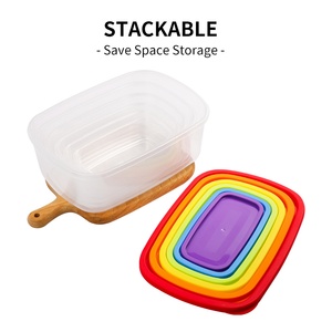 2025 các mặt hàng nhà bếp <span class=keywords><strong>6</strong></span> cái nhựa PP tươi giữ nhà bếp Organizer Box tủ lạnh thực phẩm lưu trữ <span class=keywords><strong>container</strong></span> <span class=keywords><strong>Set</strong></span> với nắp - Product Image 3