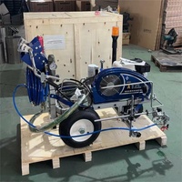Machine de marquage routier manuelle à peinture froide pour la délimitation des parkings, haute efficacité, à vendre
