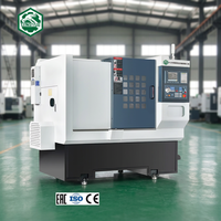 Torno CNC Tipo Gang CK46A - Alta Precisión 0.01mm, Husillo Único, Automático, Multifuncional para Ejes Pequeños, Pasadores y Válvulas
