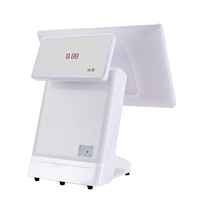 Бюджетная POS-система с настраиваемым цветным экраном, корпусом из шлифованного металла, ОС Windows/Android, разрешением Full HD, процессорами Intel I3/i5/i7