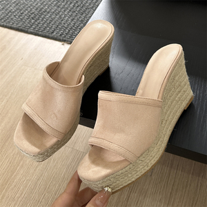 Sandalias de Plataforma de Moda para Mujer, Verano 2025, Transpirables, con Punta Abierta, Tacón de Cuña, Suela Gruesa, para Primavera, de Plástico - Product Image 2