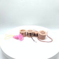 Boîte à clés à musique Joyeux Noël personnalisée Poupée en peluche avec puce sonore animale OEM Mini circuit intégré enregistrable audio personnalisé