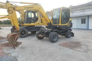 เครื่องขุดไฮดรอลิก6ตันฮุนได R60W-7เครื่องขุดแกนเครื่องยนต์ yanmar ประสิทธิภาพสูงรถขุดล้อยางมือสอง - Product Image 4