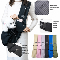 Sac de transport étanche pour animaux de compagnie, bandoulière large, grande capacité, pour camping et randonnée en extérieur, pour chat et chien