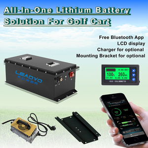 แบตเตอรี่โซเดียมไอออนเซลล์ NIB SIB สำหรับรถกอล์ฟ 51.2V 16S 48V 200แอมป์ 50Ah 100Ah 150Ah 200Ah - Product Image 1