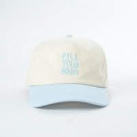 Gorra de Hombre de Talla Grande, 5 Paneles, Sin Estructura, de Algodón, con Logotipo Bordado Personalizado, Gorras con Cierre a Presión