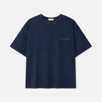 T-shirt Oversize Premium 235g Style Luxe Alternative, Impression Logo Personnalisé, Coton 100% Filé Anneauté, Coupe Minimaliste Moderne