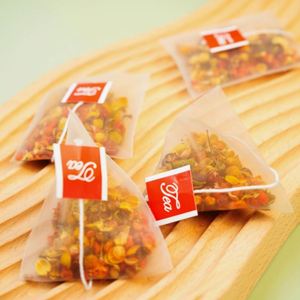 ถุงกรองชาไนลอนใสแบบมีเชือกผูก สำหรับชาใบชา ชาสมุนไพร ชาดอกไม้ - Product Image 4