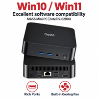 ODM Core I5 6200U 8 16GB 256 512GB 4K Dual HD-MI Display Type C Win 11/10 Mini PC Gaming Micro Desktop Komputer Kantor Kerja