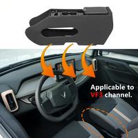 Boîte d'accoudoir de voiture en cuir de qualité supérieure pour Vinfast VF3, support de console centrale, boîte de rangement, organisateur, accoudoir confortable, décoration intérieure