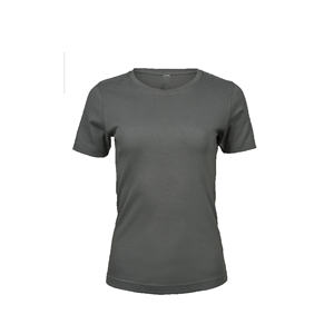 Logo imprimé personnalisé T-shirt à manches courtes respirant col rond pour femmes T-shirt vierge du Bangladesh Vêtements personnalisés teints unis - Product Image 4