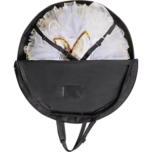 Pratica Borsa Porta Abiti Pieghevole in Materiale Oxford, Antipolvere con Cerniere, Elegante per Conservare Costumi da Ballo e Appendere Vestiti - Product Image 3