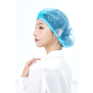 Touca Descartável de TNT com Elástico para Cabeça, Touca Cirúrgica para Médicos, Touca Redonda para Enfermeiros em Hospital - Product Image 4