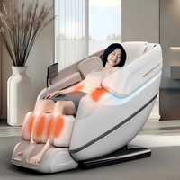 Fauteuil de massage intelligent automatique C63 2026, fauteuil inclinable 4D, gravité zéro, luxe, corps entier, fauteuil SL, shiatsu, portable, pliable, HiFi
