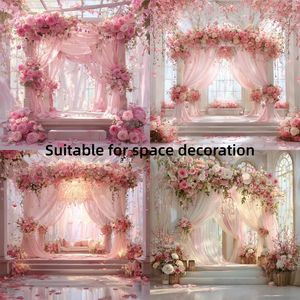 Offerta speciale rosa inglese 18,9 in fiore artificiale idratante tocco per decorazioni di lusso per la casa di nozze - Product Image 6