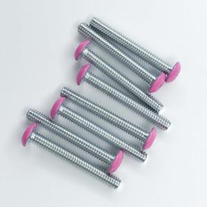 สกรูเครื่องจักรคุณภาพสูง ISO7380 ชุบสังกะสี หัวแบน เหล็ก เมตริก M3 M4 M8 ความยาว 4 มม. 10 มม. - Product Image 6