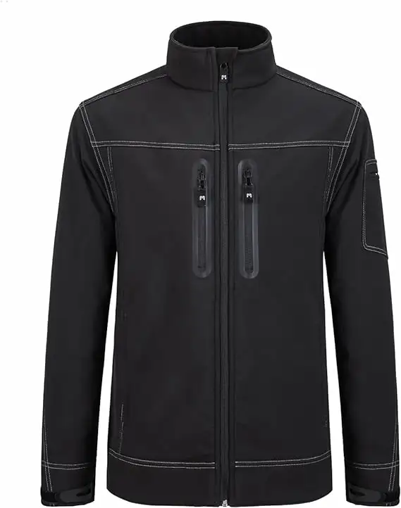 OEM giacca Softshell da uomo di alta qualità per abbigliamento da lavoro invernale abbigliamento Outdoor impermeabile con Logo personalizzato uniforme aziendale