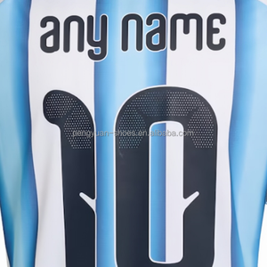 Maglia da Calcio della Nazionale Argentina 2026 Bianca di Alta Qualità Personalizzata <span class=keywords><strong>Lionel</strong></span> Messi Pronta per la Spedizione - Product Image 1