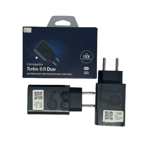 브라질 벽 충전기 모토로라 카레가도르 Torbo 68 Buo에 대한 최고 품질의 USB C 고속 충전기