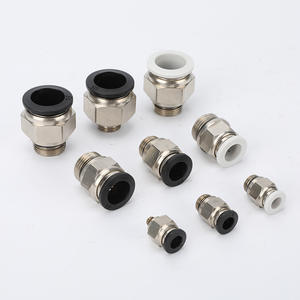 Conector Rápido Recto PC8-G02 Serie 6-G01 para Tuberías de Gas, Piezas Neumáticas con Anillo de Sellado, Junta Tórica, Material PC - Product Image 3